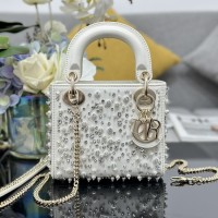 Replica Mini Lady Dior Bag with Beads