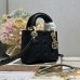 Replica Mini Lady Dior Bag black