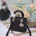 Replica Small Lady Dior Bag with gold zodiac details