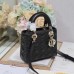 Premium replica Small Lady Dior Bag with lambskin finish