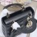 High-end replica Small Lady Dior Bag with gold accents