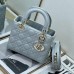 Small Lady Dior Bag Pale Blue