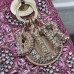 Lady Dior Micro Bag rose