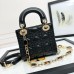 Replica Mini Lady Dior Bag Black lambskin
