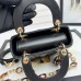 Replica Mini Lady Dior Bag Black