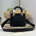Replica Small Lady Dior Bag Black Flat Cannage Lambskin