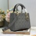 Replica Medium Lady Dior Bag black