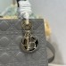 Replica Medium Lady Dior Bag grey