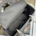 Medium Lady Dior Bag grey