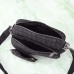 Replica Dior Saddle Triple Pouch Black