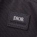Replica Dior Saddle Triple Pouch Black