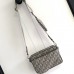Side view of Replica Dior Saddle Triple Bag
