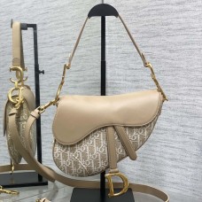 Replica Saddle Bag with Strap Natural Calfskin - Free shipping