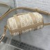 Close-Up of Replica Dior Groove 17 Nano Bag Natural Leather Texture