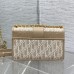Replica 30 Montaigne Natural Leather Chain Bag Front View