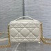 Replica Dior Caro Box Bag white