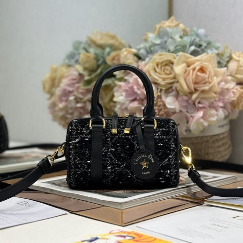 Replica Dior Groove 17 Nano Bag Black Tweed - Free shipping