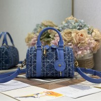 Replica Dior Groove 20 Bag Blue Tweed - Free shipping