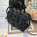 Replica Dior Groove 25 front view with Oblique pattern