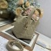 Replica Dior Toujours Vertical Nano Tote Bag - Sleep Design with Signature Cannage Stitching