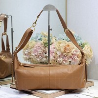 Replica Medium D-Journey Bag Camel Leather