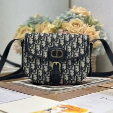 Replica Dior Bobby Bag Blue Dior Oblique
