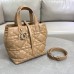 Replica Medium Dior Toujours Vertical Tote Bag Powder Beige