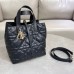 Replica Medium Dior Toujours Vertical Tote Bag beige