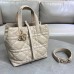 Replica Medium Dior Toujours Vertical Tote Bag ivory