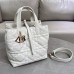 Replica Medium Dior Toujours Vertical Tote Bag white