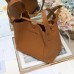 Affordable Dior-inspired signature bucket bag replica in coffce