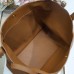 Stylish replica Dior signature bucket bag with leather trim details