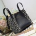 Replica Dior Medium Signature Bucket Bag with Grained Calfskin