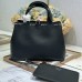 Replica medium Dior Toujours Bag Black Cannage Calfskin with Studs