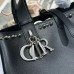 medium Dior Toujours Bag Black Cannage Calfskin