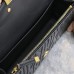 Dior Flap Bag Black on white background for product highlight