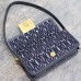 Fashionable Replica Miss Dior Flap Bag in Blue - Designer Style
