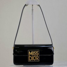 Miss Dior Flap Bag Black