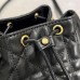 Small Dior Caro Bucket Bag Fake – Quilted Pattern & Gold Hardware