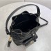 Replica Dior Caro Bucket Bag Small – White Leather Shoulder Bag
