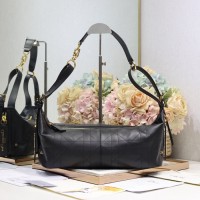 Replica Medium D-Journey Bag Black Leather