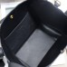 Stylish replica Dior signature bucket bag with leather trim details