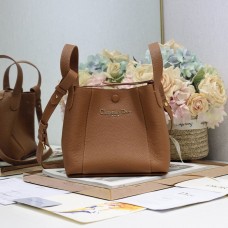 Replica Dior Small Signature Bucket Bag black leather