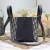 Luxury-style Dior monogram bucket bag replica with metal Dior charms