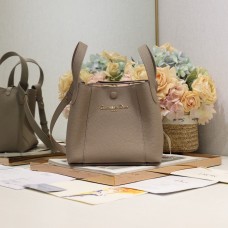 Replica Dior Small Signature Bucket Bag black leather