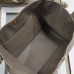 Stylish replica Dior signature bucket bag with leather trim details