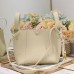 Affordable Dior-inspired signature bucket bag replica in white